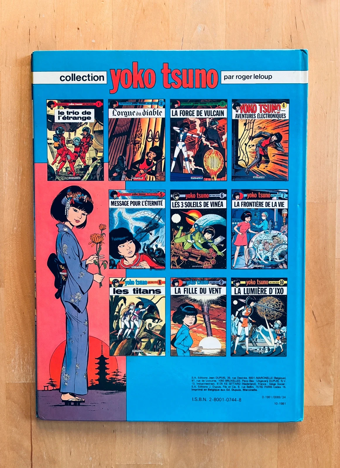 Comic book Yoko Tsuno The Spiral of Time. – photo 2